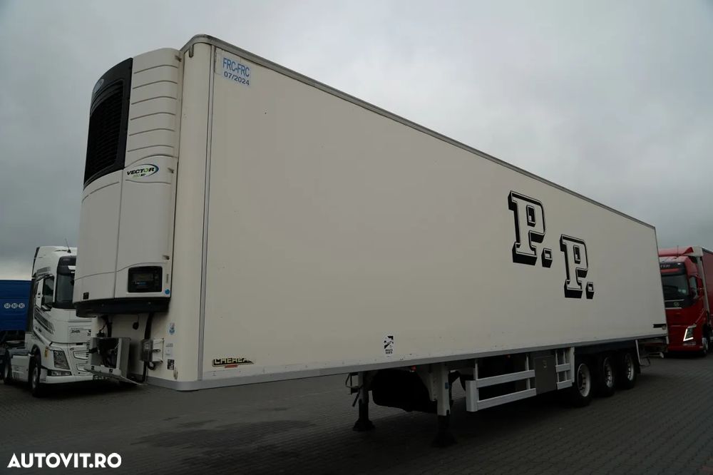 Chereau REFRIGERAT / VECTOR TRANSPORT 1950MT / DOPPELSTOCK / MULTITEMPERATURĂ / 2 AXE RIDICABILE / SAF / IMPORTAT - 2