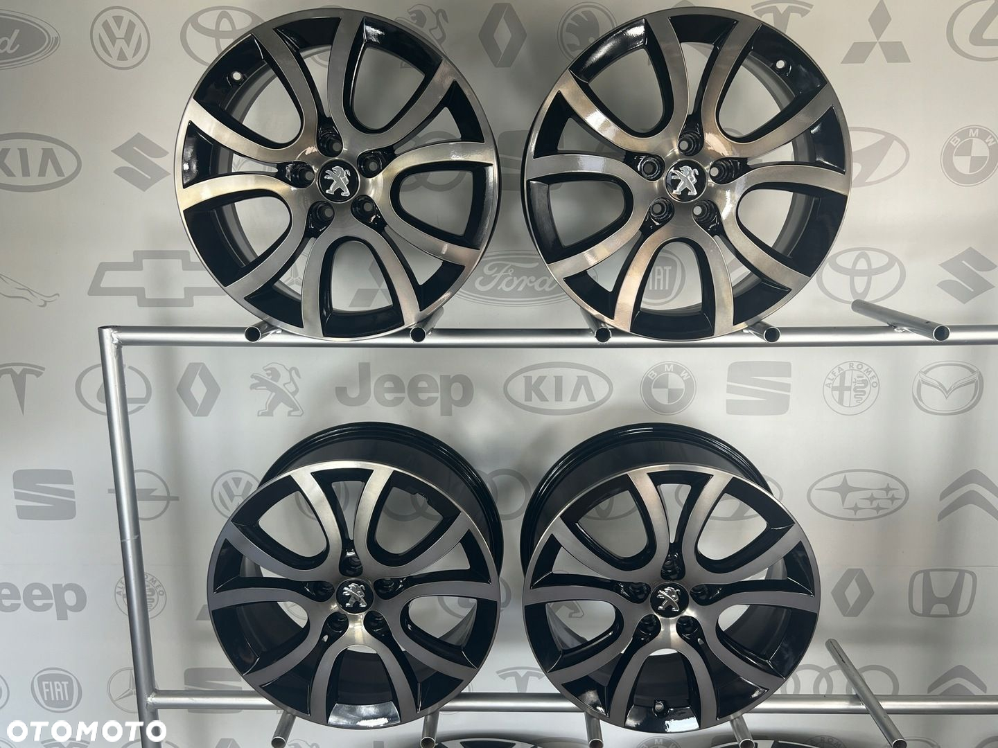 FELGI ALU PEUGEOT CITROEN DS 3008 5008 EXPERT 18 5X108 ET49 ORYGINALNE - 2