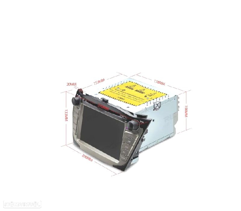 AUTO RÁDIO GPS ANDROID 12 PARA HYUNDAI IX35 TUCSON 09-15 - 3
