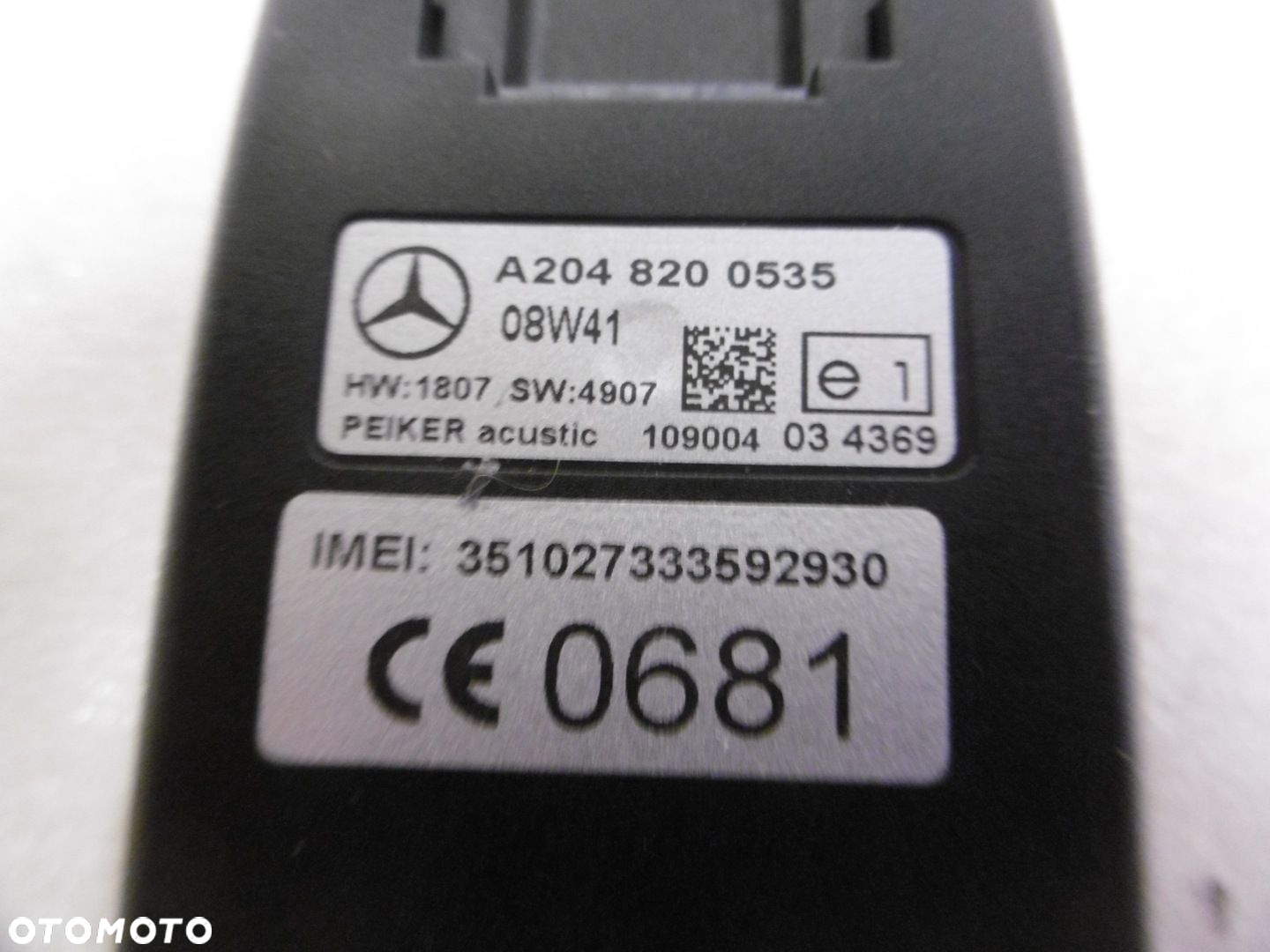 MERCEDES C-KLASA W204 - moduł bluetooth - 5