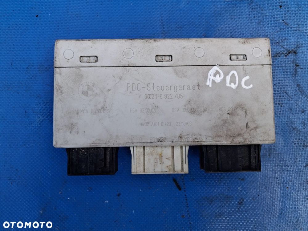 Moduł PDC Tył BMW 5 E60 E61 6922785 sterownik czujników parkowania 66216922785 - 2
