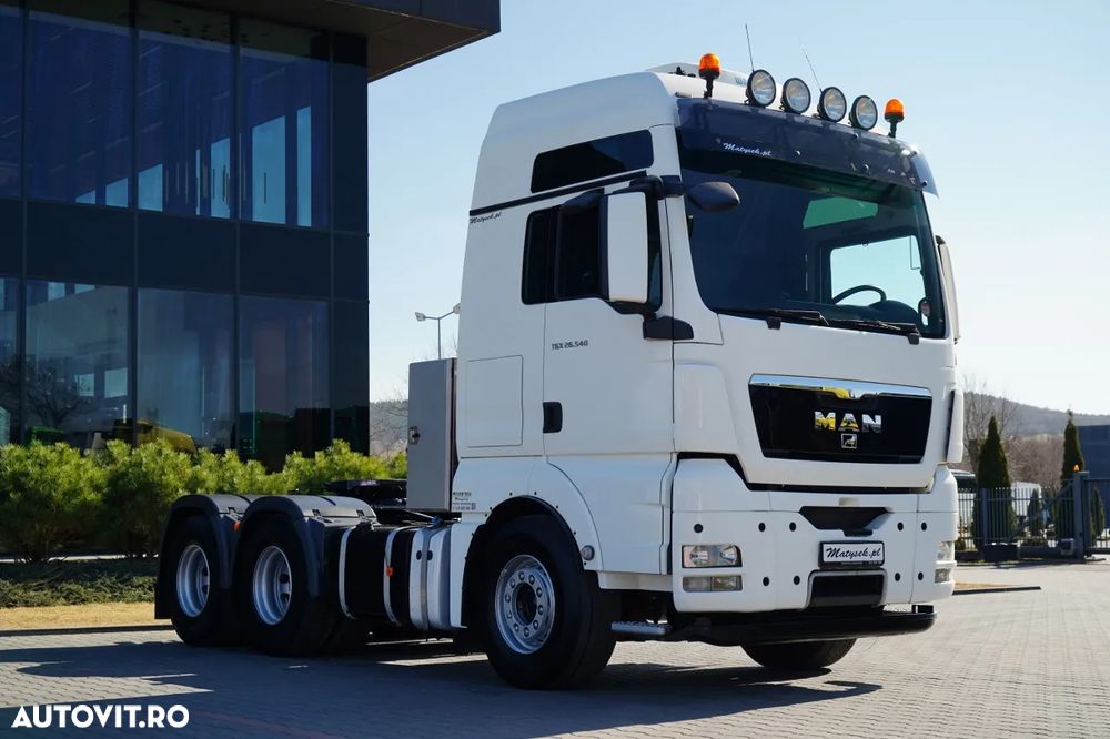 MAN TGX 33.540 / 6x4 / RETARDER / MTA: 100 TONE / XXL / I-PARK COOL / cap tractor cu 3 axe / MANUAL / EURO 5 - 1
