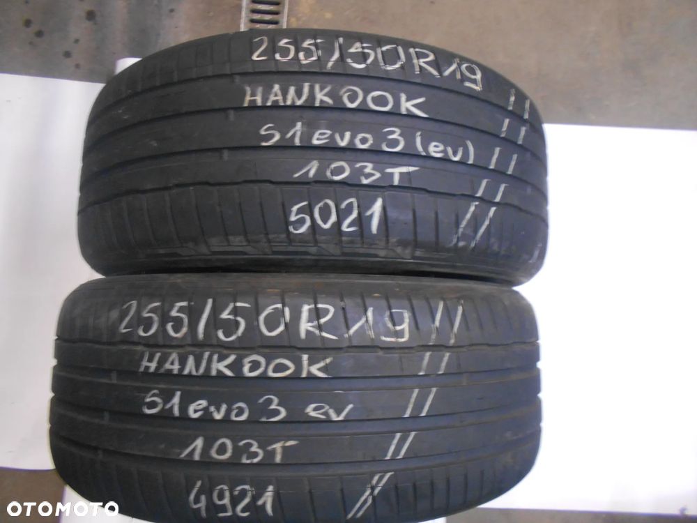 OPONY 255/50R19 HANKOOK VENTUS S1 EVO3 EV SEAL DOT 5021 / 4921 6MM - 1