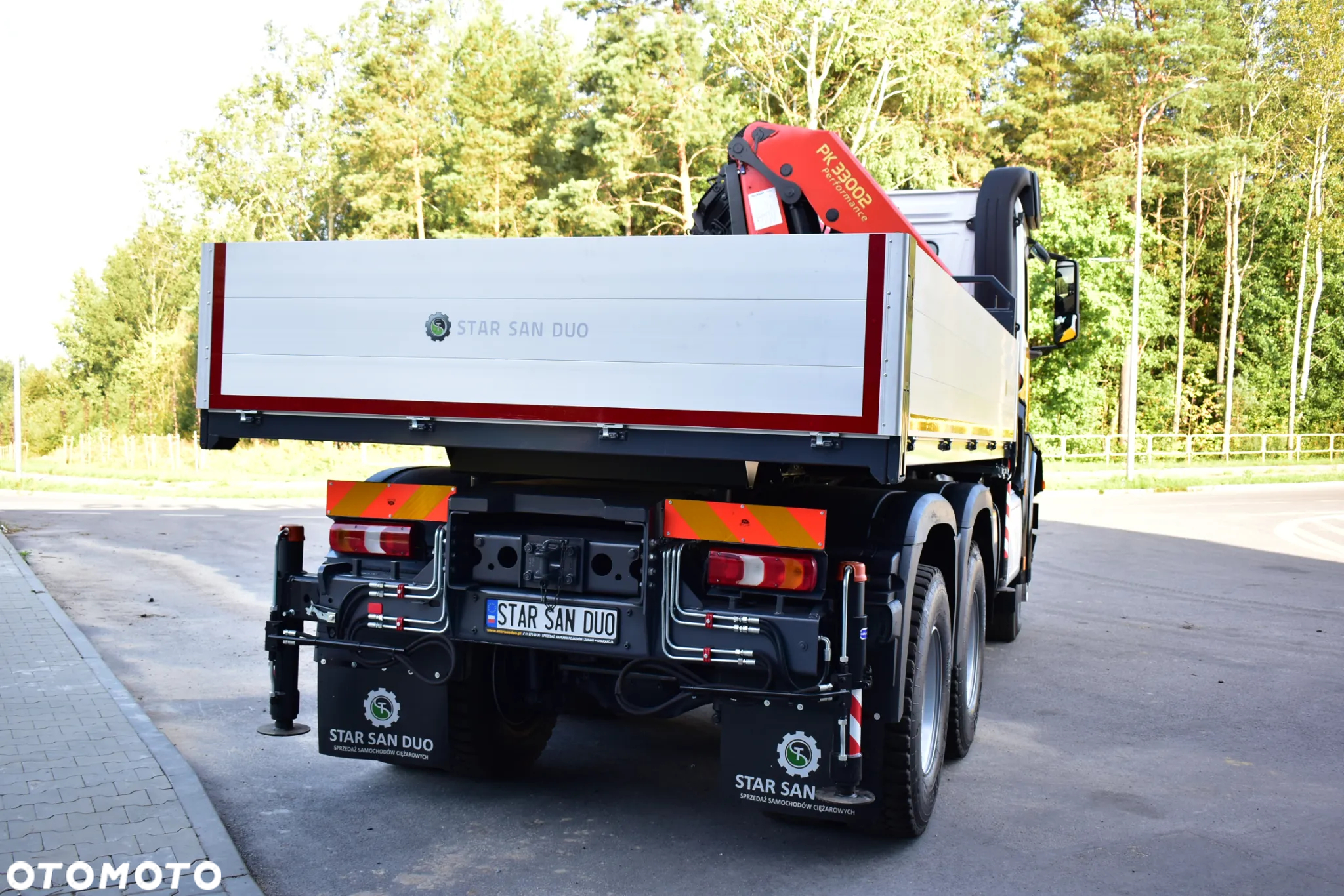 Mercedes-Benz ACTROS 3345 6x6 Palfinger PK 33002 HDS Żuraw Euro 6 Crane Kran - 10