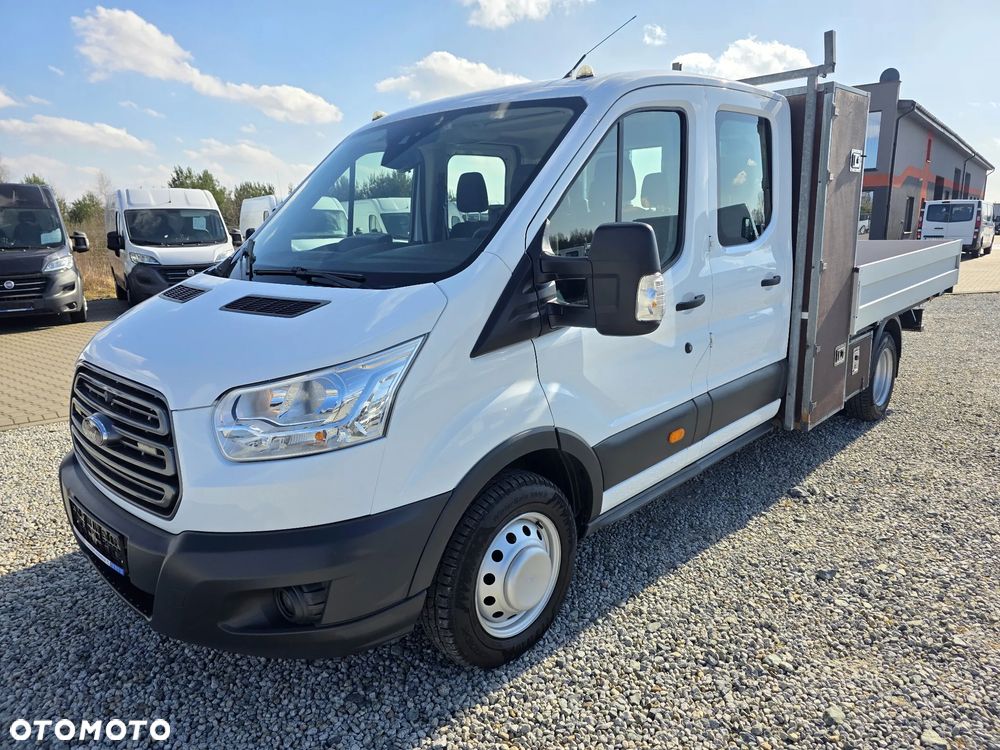 Ford TRANSIT 2,2 TDCI 155 KONNA DOKA BRYGADÓWKA 7 OSOBOWA 3,5M SKRZYNIA KLIMA 113T/KM PRZEBIEGU GWARANCJA BLIŻNIAKI DO 3,5T - 1