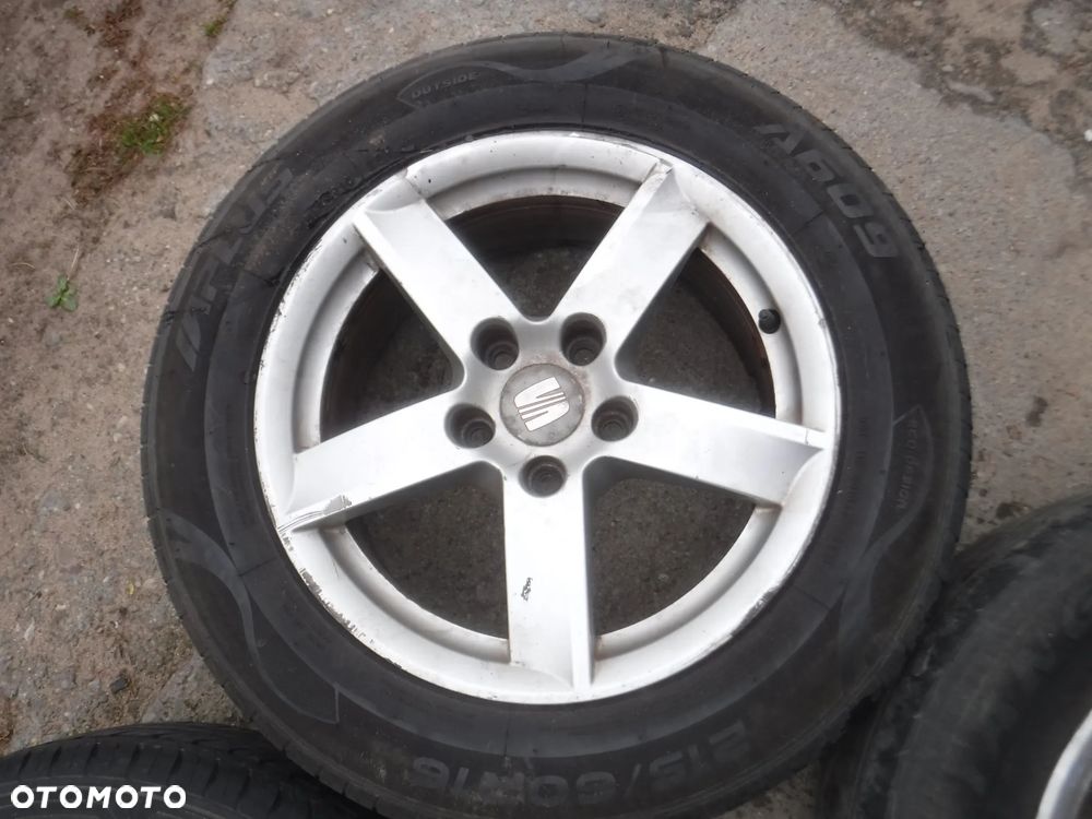 Seat Alhambra 7N Leon Altea Vw Sharan Skoda Audi alufelgi 16 5X112 ET33 6.5"  opony 7N5601025 - 4