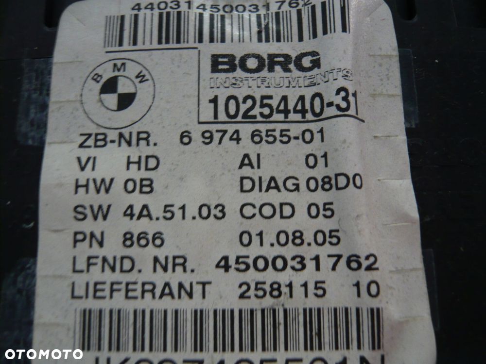 licznik zegary 1025440-31 bmw e91 - 2