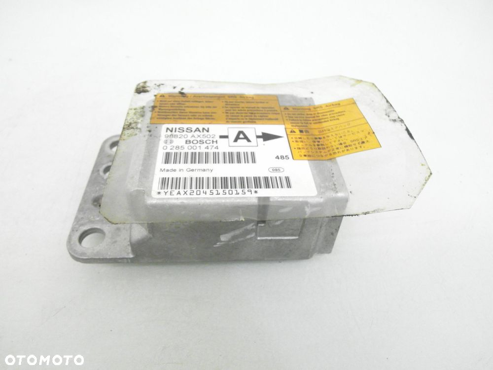 MODUŁ AIRBAG NISSAN MICRA III (K12) 0285001474 98820AX502 - 7