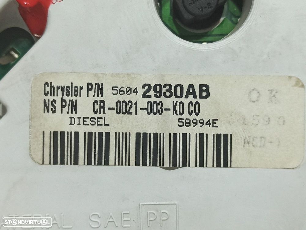 QUADRANTE JEEP GR.CHEROKEE (WJ/WG) 3.1 TD LAREDO - 3