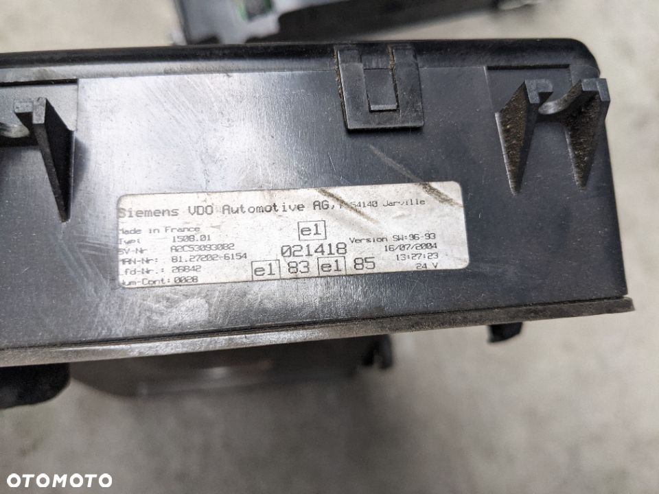 Licznik, zegary MAN TGA 81.27202-6154 - 3