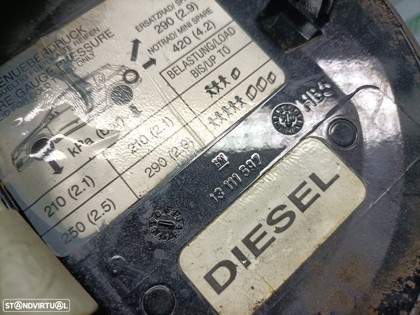 Tampa Depósito Combustível Opel Astra H (A04) - 3