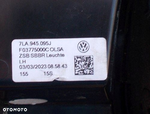 VW T6 7LA LEWA TYLNA LAMPA KLAPA ORYGINAŁ 7LA945095J - 6