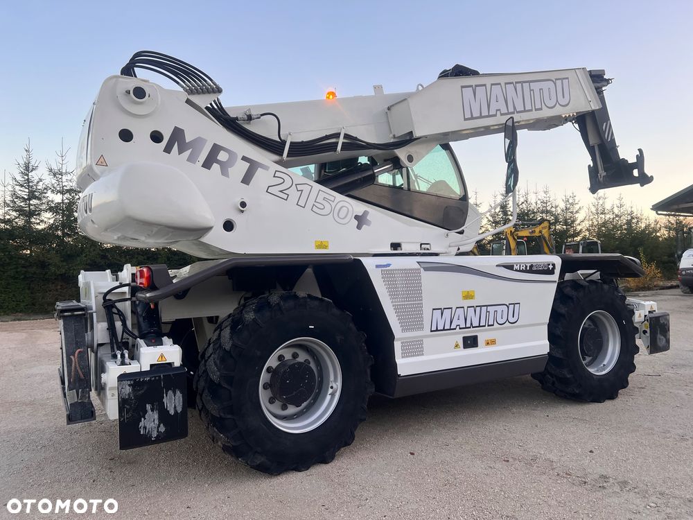 Manitou Ładowarka teleskopowa Manitou Mrt 2150 + Privilage Roto obrotowa 360 Pilot sterowanie radiowe Kosz Widły 2016/17 1840 2550 2540 silnik Mercedes 2150+ Merlo - 26