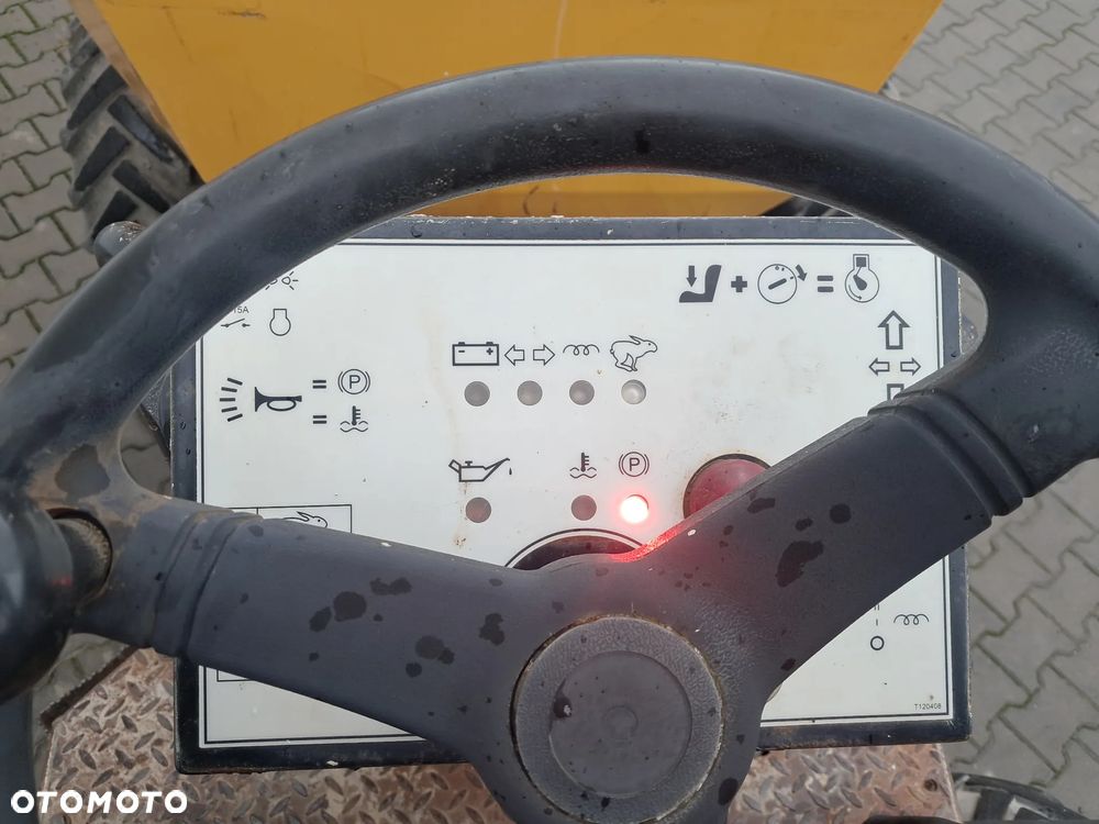 Mecalac TA3SH wozidło budowlane obrotowe 3t tony Hydrostat Automat silnik Kubota 32.4KW Terex Thwaites Wacker obrót+kiper światła kierunkowskazy 4x4 opony 70% 2018r - 13