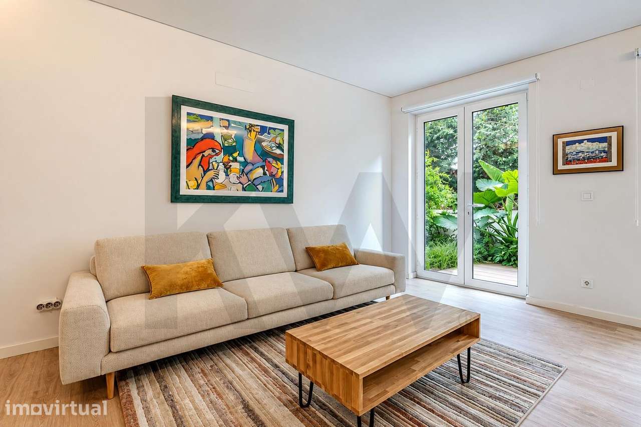 Apartamento T1 Mobilado com Terraço Privativo | Praça da Alegria, Lisb - Grande imagem: 4/10