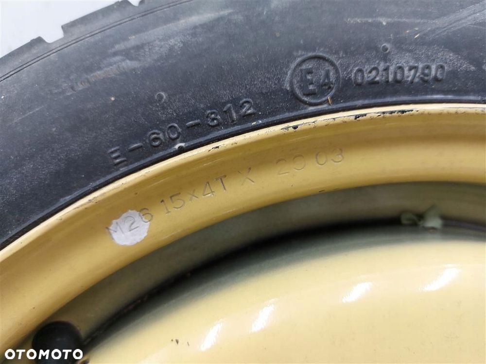 Koło dojazdowe Mazda 3 I 2003-2009 5 X114,3 115/70 R15 - 6