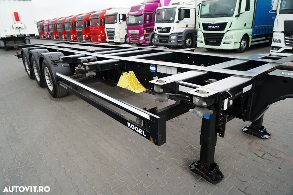 Kögel SEMIREMORCĂ CONTAINER / UNIVERSAL / SPATE EXTENSIBIL / PENTRU TOATE CONTAINERELE - 9