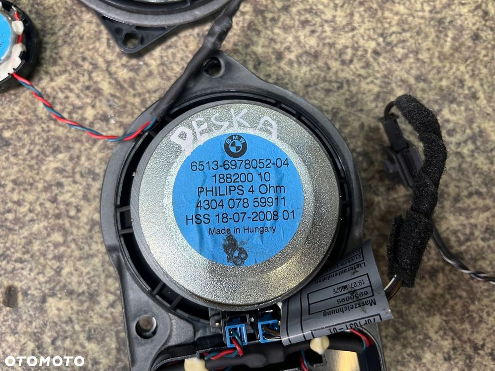 Glosniki glosnik wzmacniacz HiFi subwoofer syczki zestaw audio BMW E70 X5 - 11