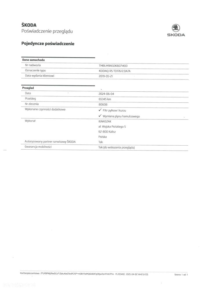 Skoda Kodiaq 2.0 Bi-TDI 4x4 DSG RS - 38