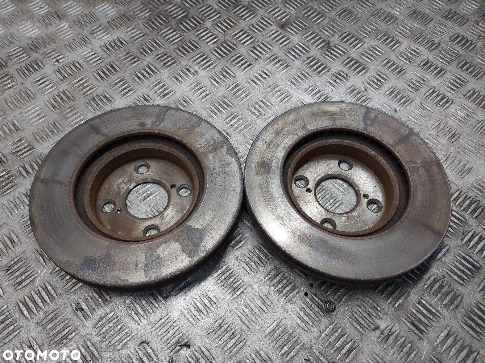 TARCZE HAMULCOWE PRZÓD + KLOCKI + ZACISKI TOYOTA COROLLA E12 1.6 16V - 3