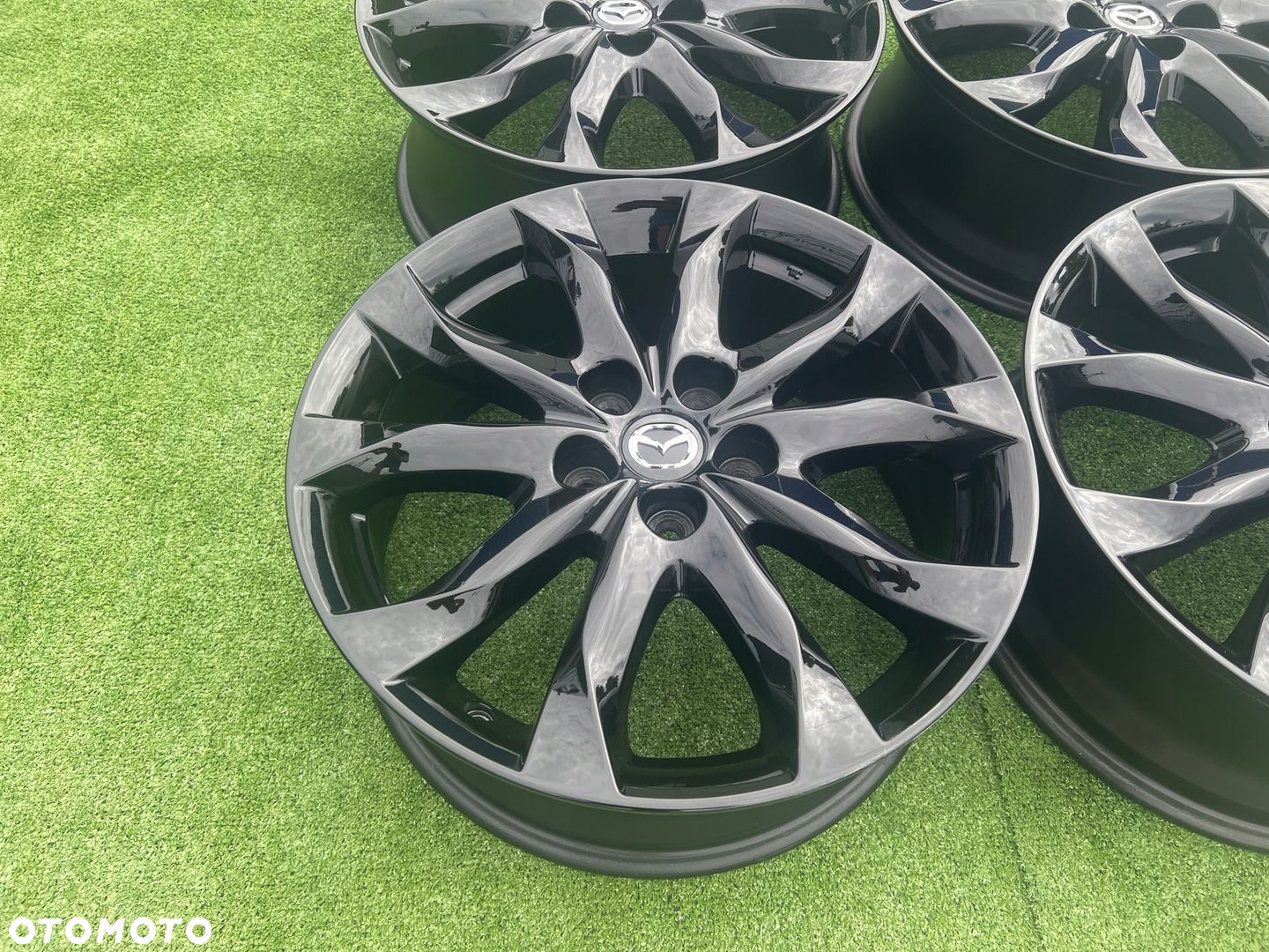 KOMPLET FELG FELGI ALU MAZDA CX-3 CX-30 3 6 CX-5 18 ET50 ORYGINALNE - 5