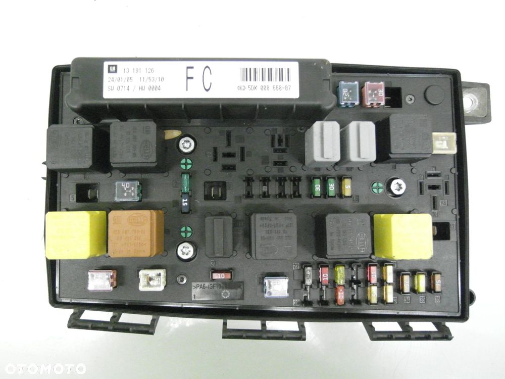 STACYJKA STEROWNIK OPEL ASTRA III H 1.6 - Z 16 XEP 12230740 13172010 - 9