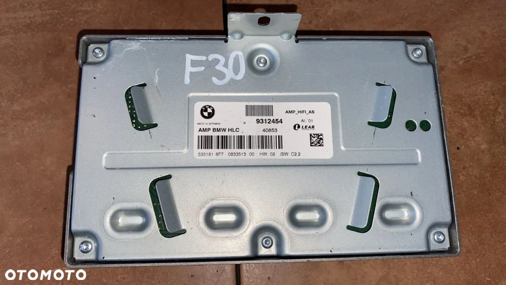 BMW F30 MODUŁ WZMACNIACZ HIFI 9312454 - 2