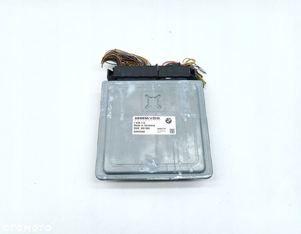 KOMPUTER SILNIKA STEROWNIK BMW E63 M6 7838113 DME MSS65 5WK9362 - 3
