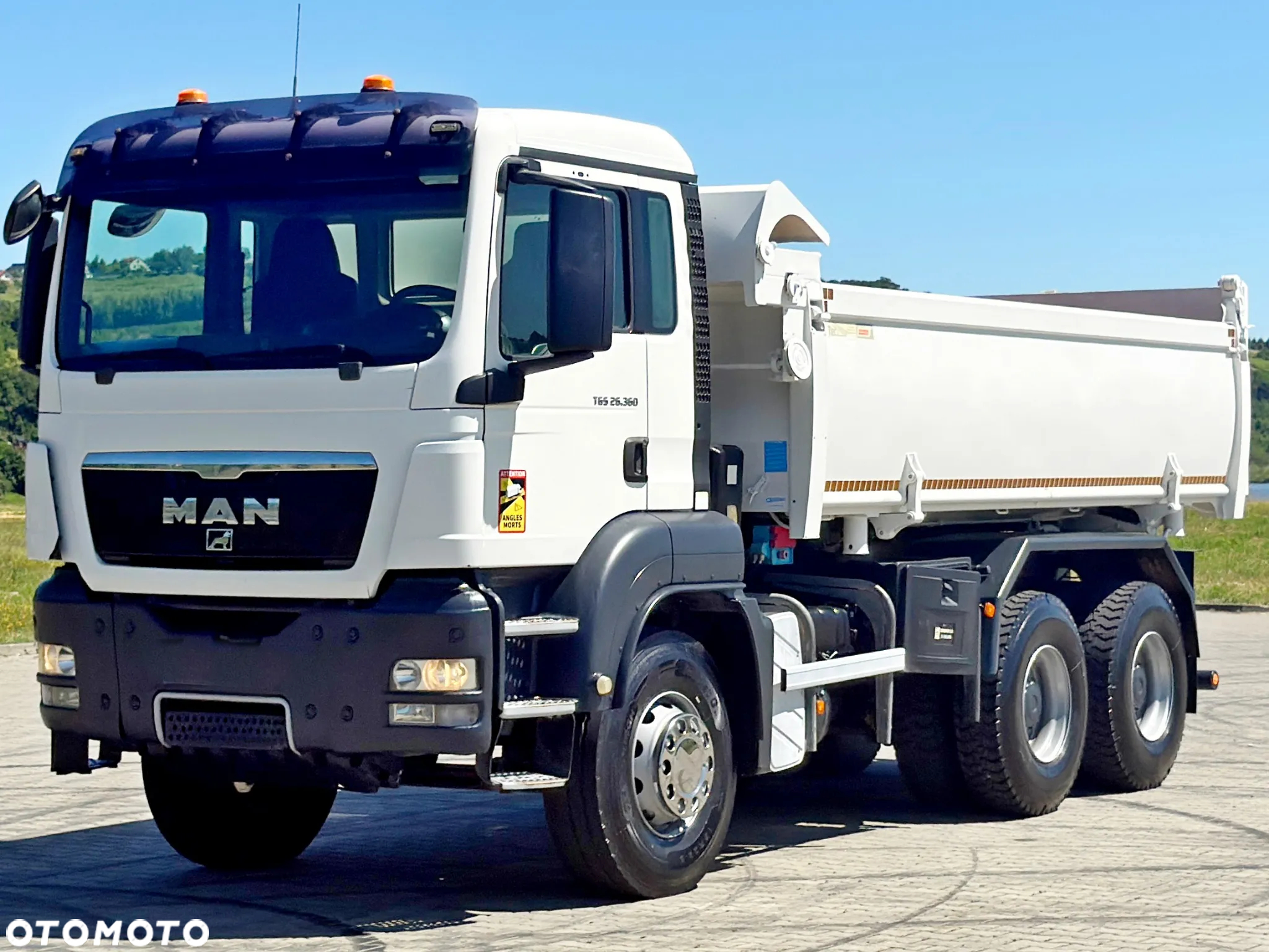 MAN TGS 26.360 * WYWROTKA 5,20 m + BORDMATIC * 6x4 * STAN BDB - 5