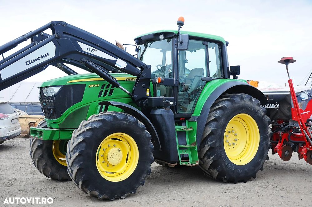 John Deere 6150M Tractor cu incarcator frontal lame si cupa - 2