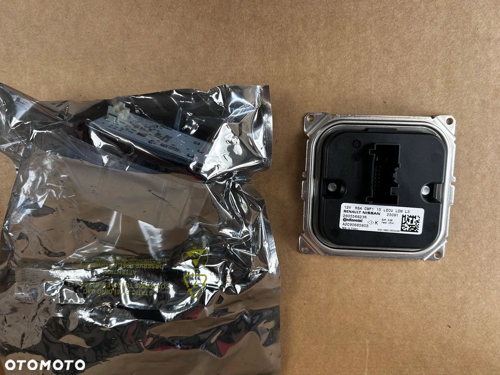 PRZETWORNICA MODUŁ LED CONTINENTAL STEROWNIK JEŻ DRL RENAULT NISSAN 260556623R 285759447R - 2