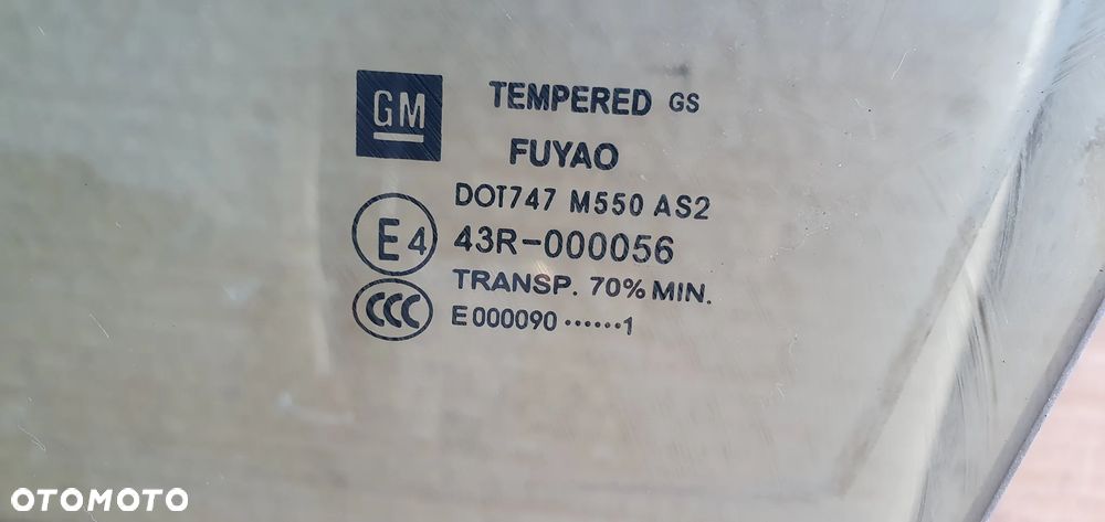 Szyba lewy tył tylna lewa karoseryjna Opel Insignia A AS2 - 4