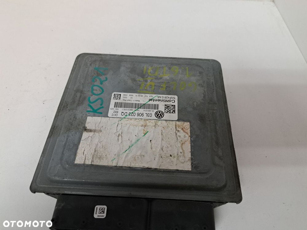 VW GOLF VI 1.6TDI 03L906023DQ STEROWNIK KOMPUTER SILNIKA - 1