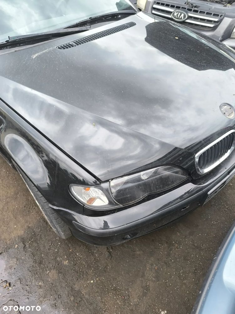 BMW E46 lift  zderzak schwarz 2 czarny kpl. strefa zgniotu - 1