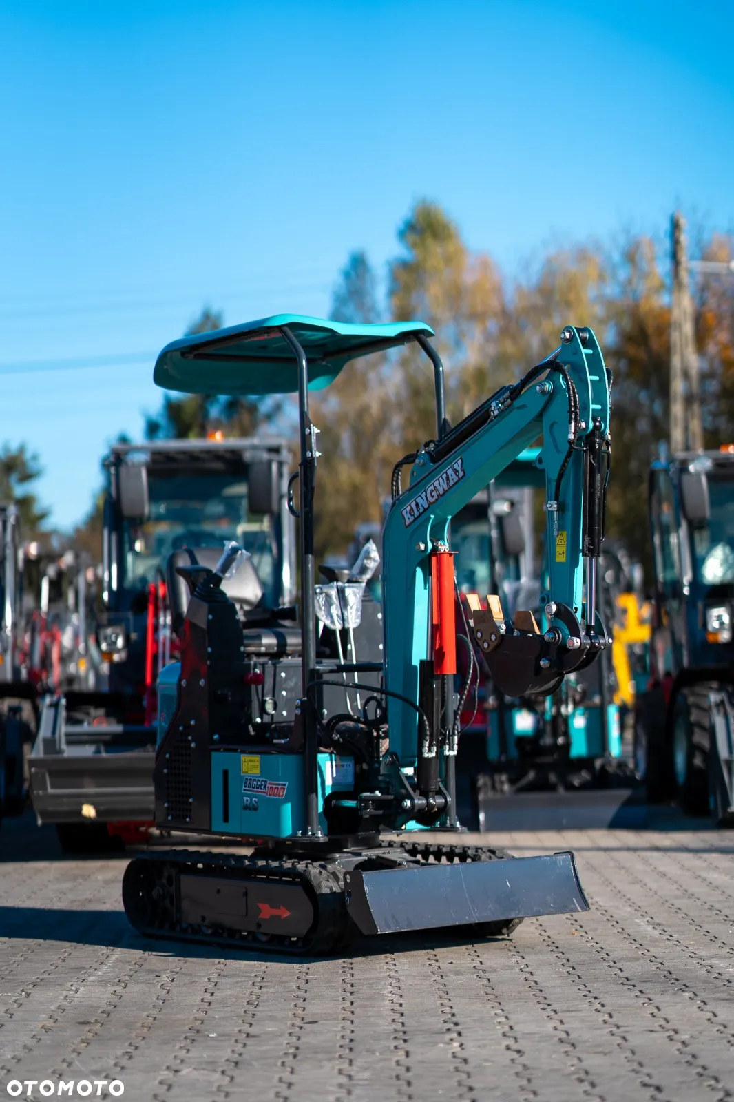 Kingway BAGGER 1000 Joistick Ramię Skrętne 1200kg 3 łyżki - 13