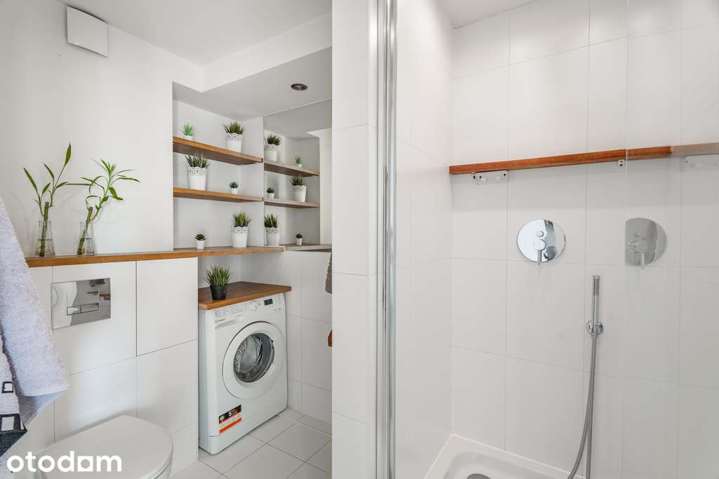 2 pokoje, 36,3 m², Niebuszewo, w pełni wyposażone.