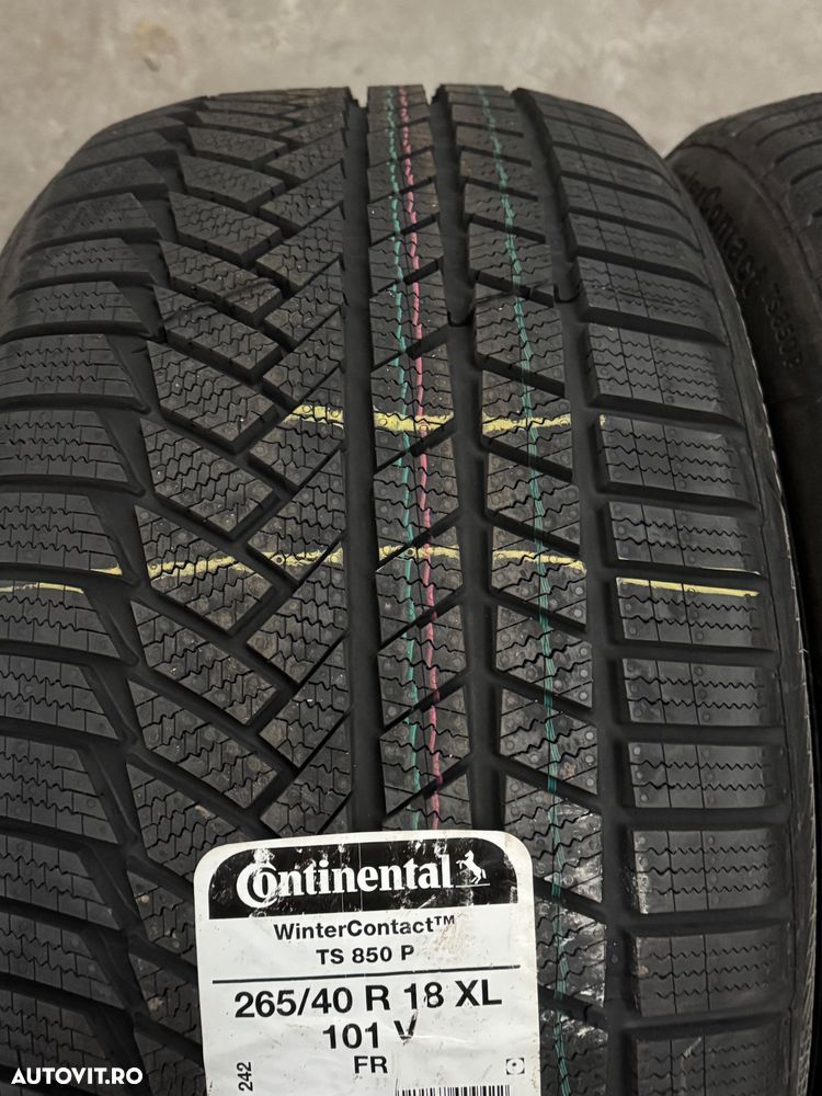 Vând 2 anvelope 265/40/18 continental de iarnă noi - 3