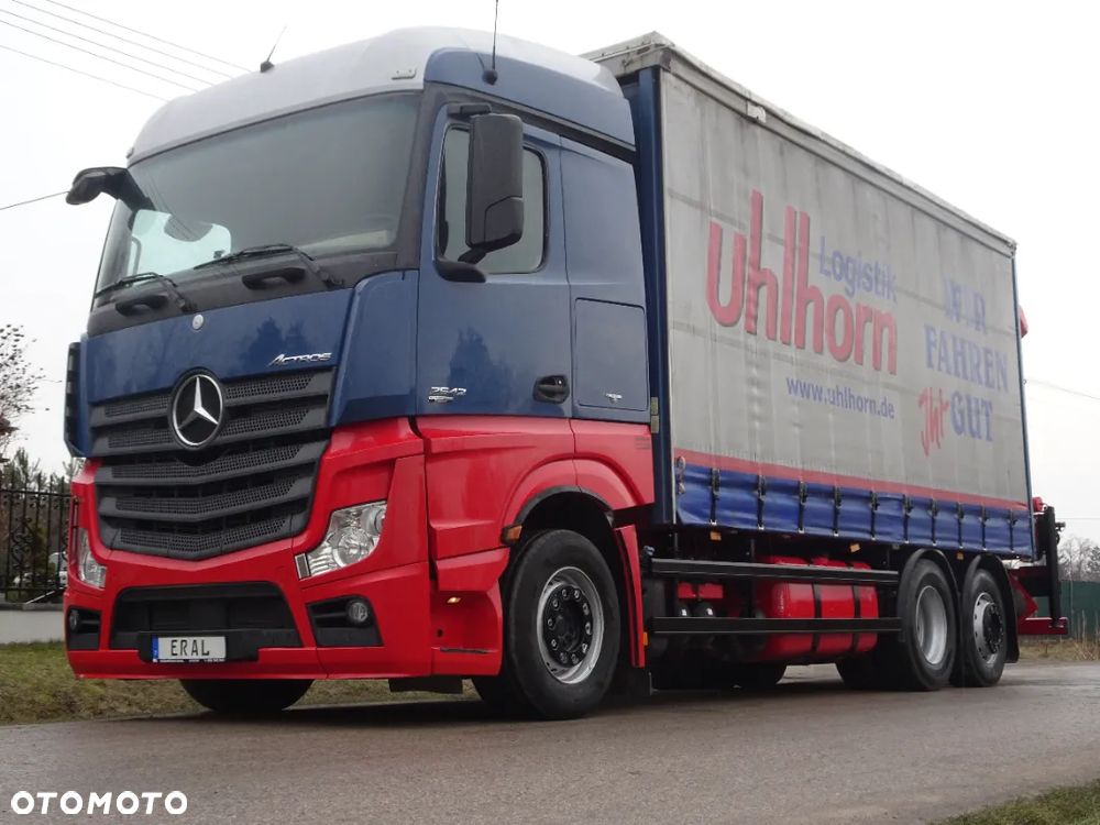 Mercedes-Benz Actros 2542 MP4 EURO 6 HDS Palfinger PK 18002 JIB firanka sprowadzony z Niemiec stan idealny zestaw z przyczepa - 2