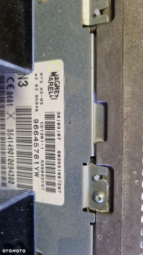 CITROEN C5 I LIFT RADIO NAWIGACJA 96645761YW - 3