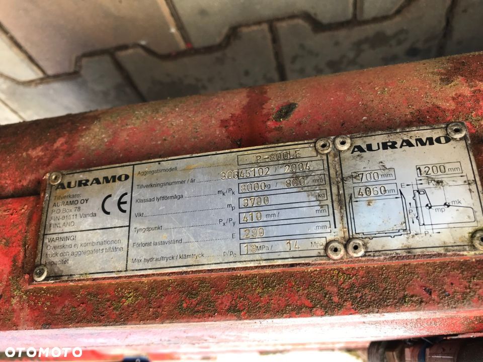 Chwytak do makulatury Auramo P-800LE ID OS856 - 6