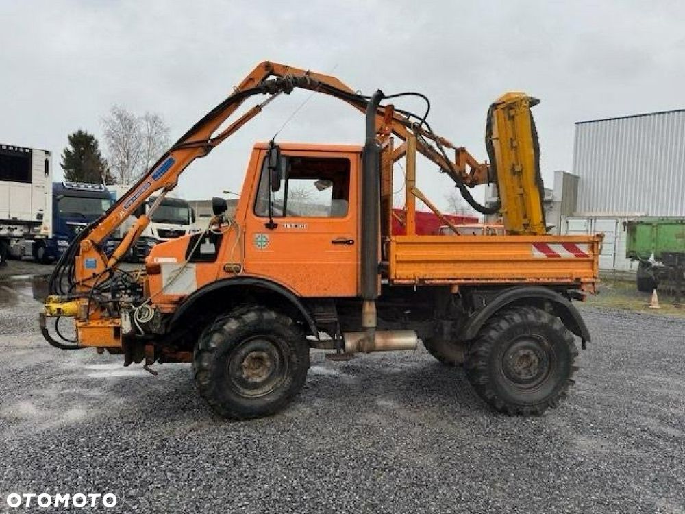Unimog Unimog 1400 4X4 Kosiarka teleskopowa posypywarka - 10