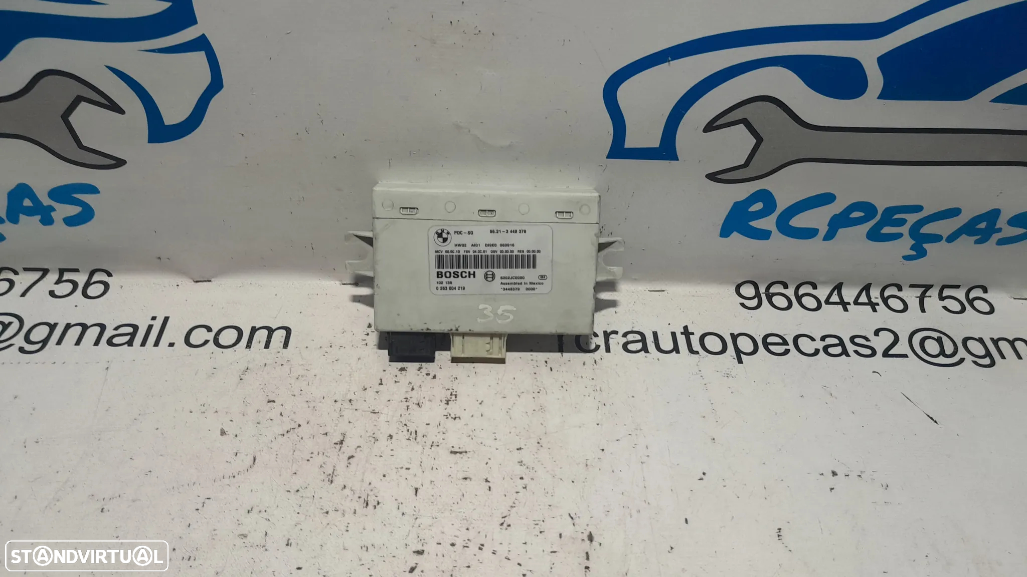 .Modulo BOSCH Unidade de Controlo Assistência de Estacionamento PDC BMW Mini 3448379 - 4
