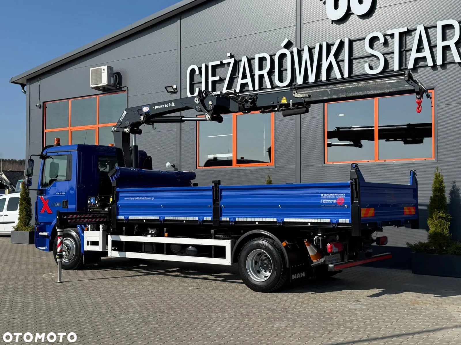 MAN TGM TGL 15.250 / E6 / wywrotka 3-S + HMF żuraw z pilotem / HDS dzwig kran crane kiper kipper - 21