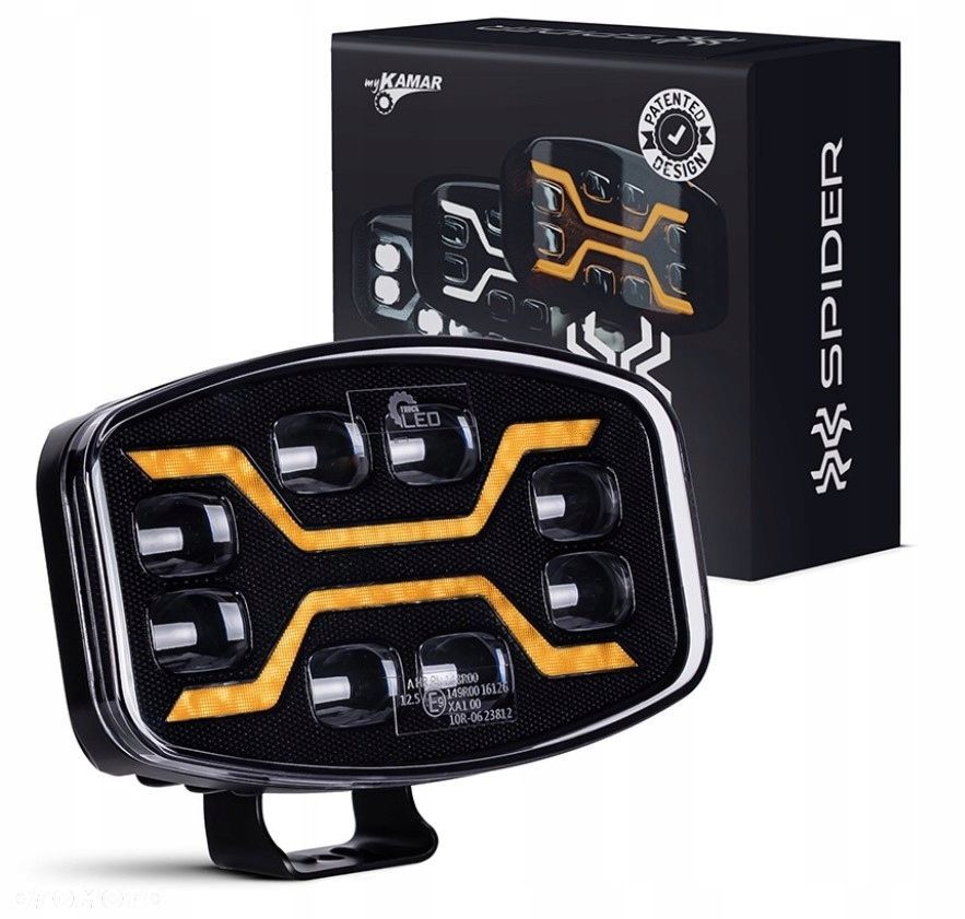 reflektor drogowy led x spider z pozycyjnym światłem - 1