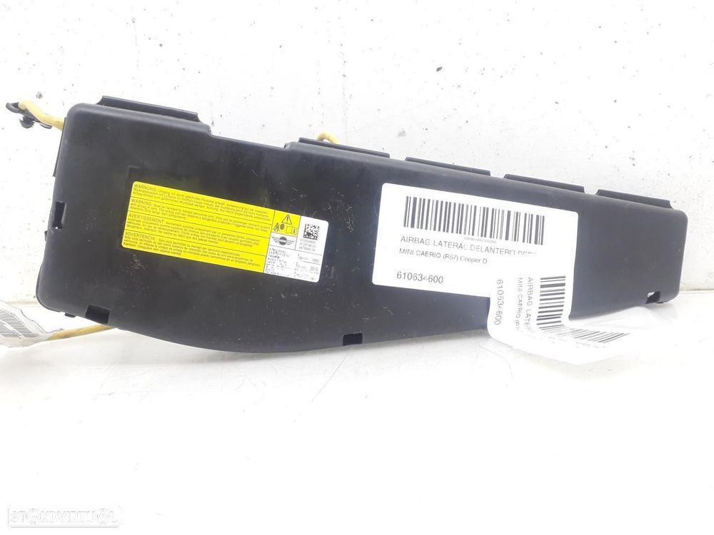 AIRBAG LATERAL FRENTE DIREITO MINI CABRIO - 1
