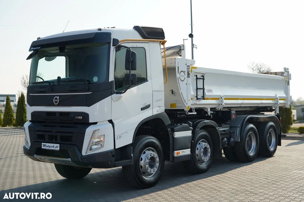 Volvo FMX 460 / 8x4 / BASCULATOR CU 2 LATE / HYDRODOX / BORDMATIC / HARDOX / ANVELOPE NOI / 2021 / MODEL NOU - 9