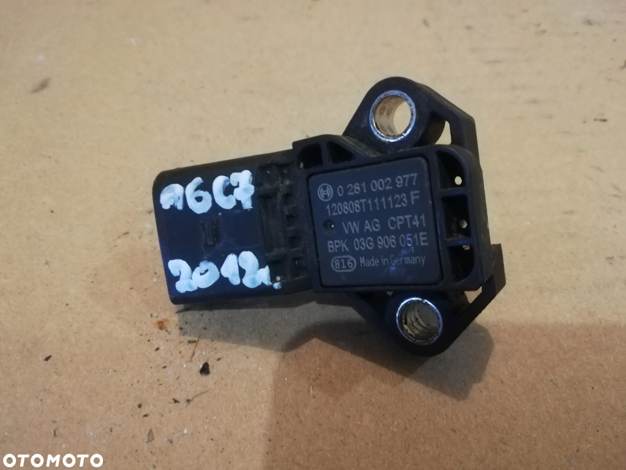 Audi A6 C7 Allroad 3.0 tdi Czujnik ciśnienia MapSensor 0281002977 03G906051E - 1
