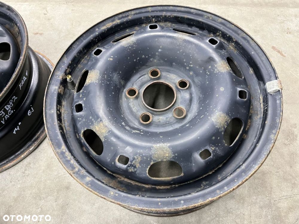 Felga VW Polo 4 IV 9n Ibiza III 6L Cordoba Fabia 99-08r. 6jx14 ET43 5x100 felgi stalowe 14 cali - 6