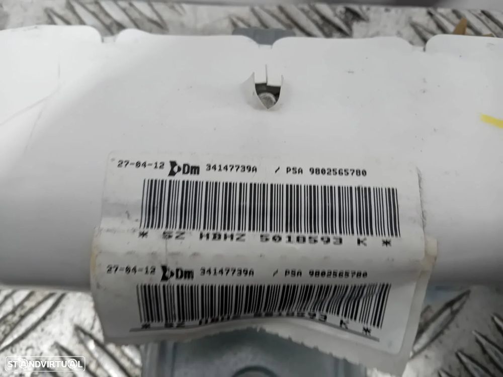 Cortina Cortinas de Airbag Citroen DS5 9802565780 9802565280 Original - 5