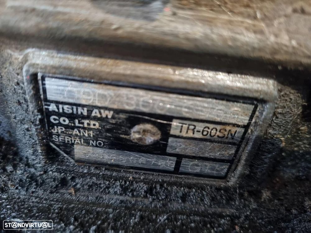 CAIXA VELOCIDADES VOLKSWAGEN TOUAREG 2004 -09D3000365/TR60SN - 2